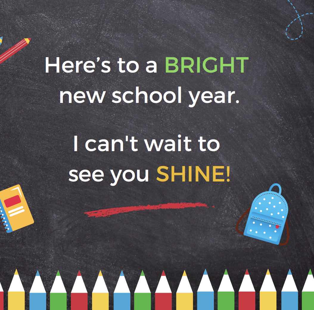 Happy First Day of School - Make Momentos