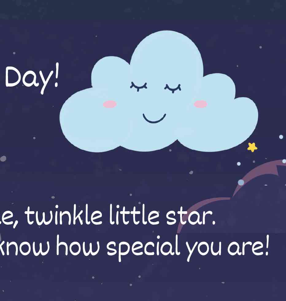 Twinkle Twinkle Little Star (Grandparents Day E-card) - Make Momentos