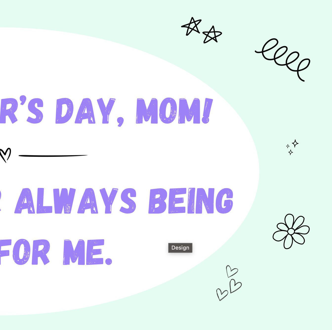 Thanks for Being There (Mother’s Day)