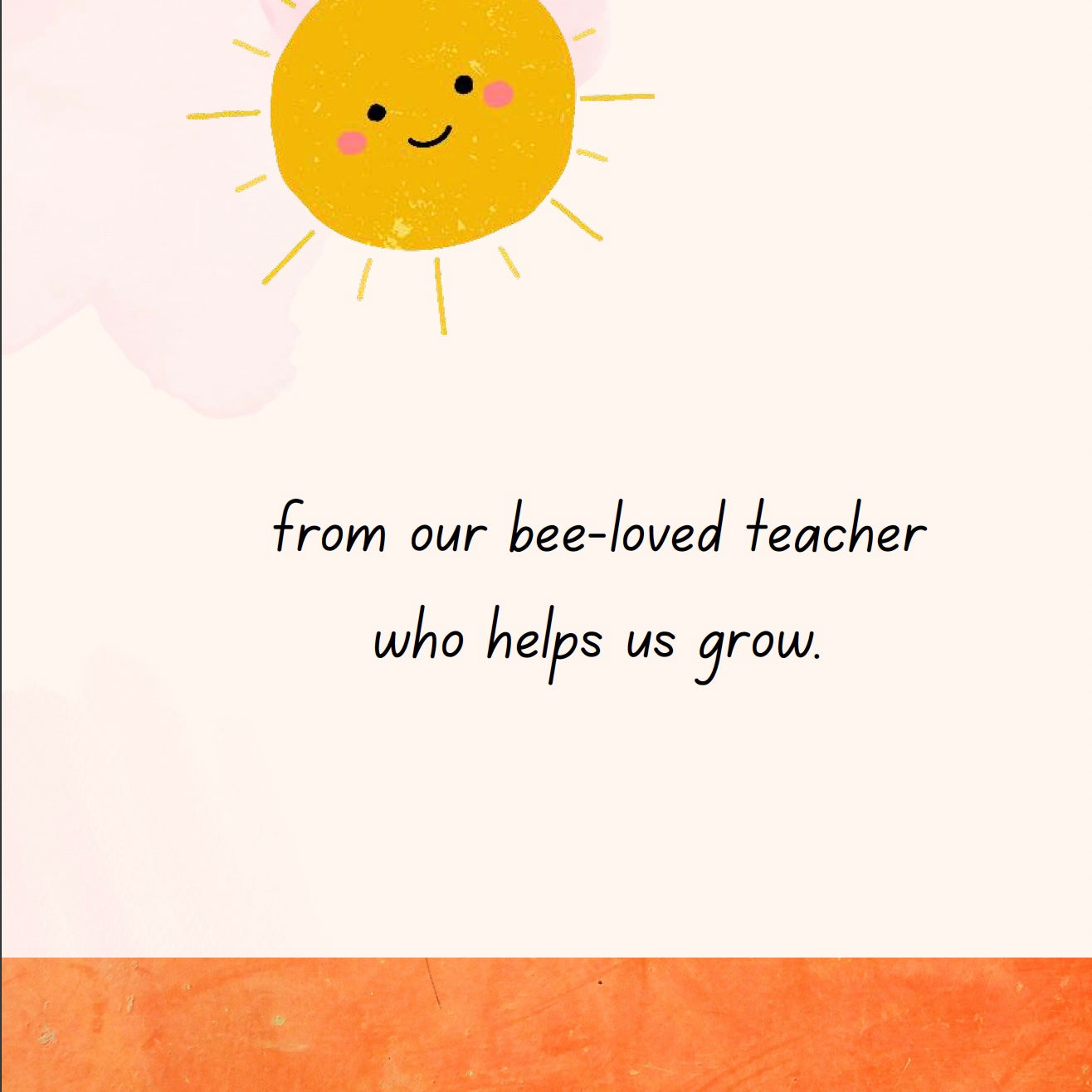 Our Bee-Loved Teacher (Pre-K to 1st grade reading level) - Make Momentos