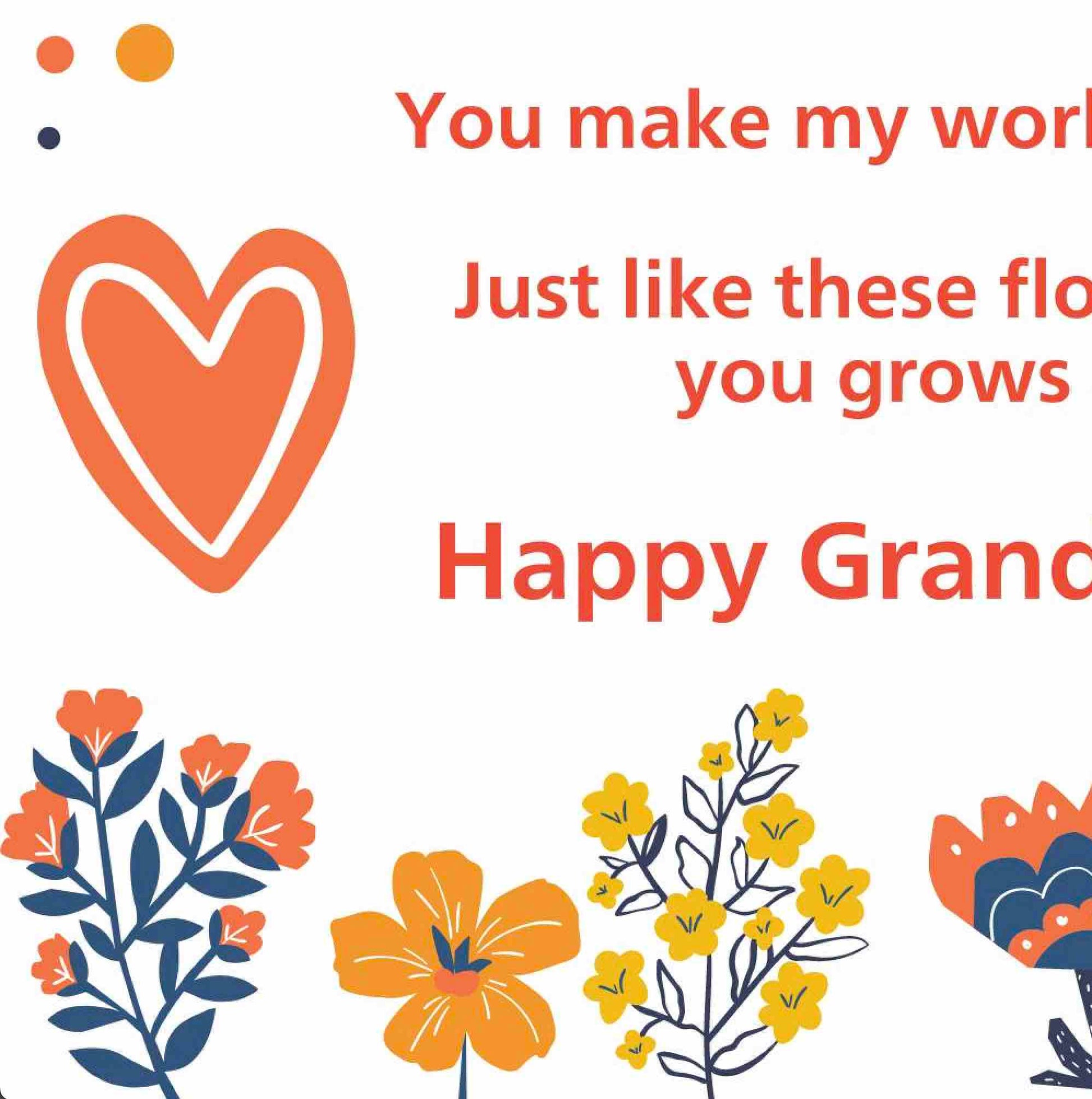 Bloom with Love (Grandparents Day E-card) - Make Momentos