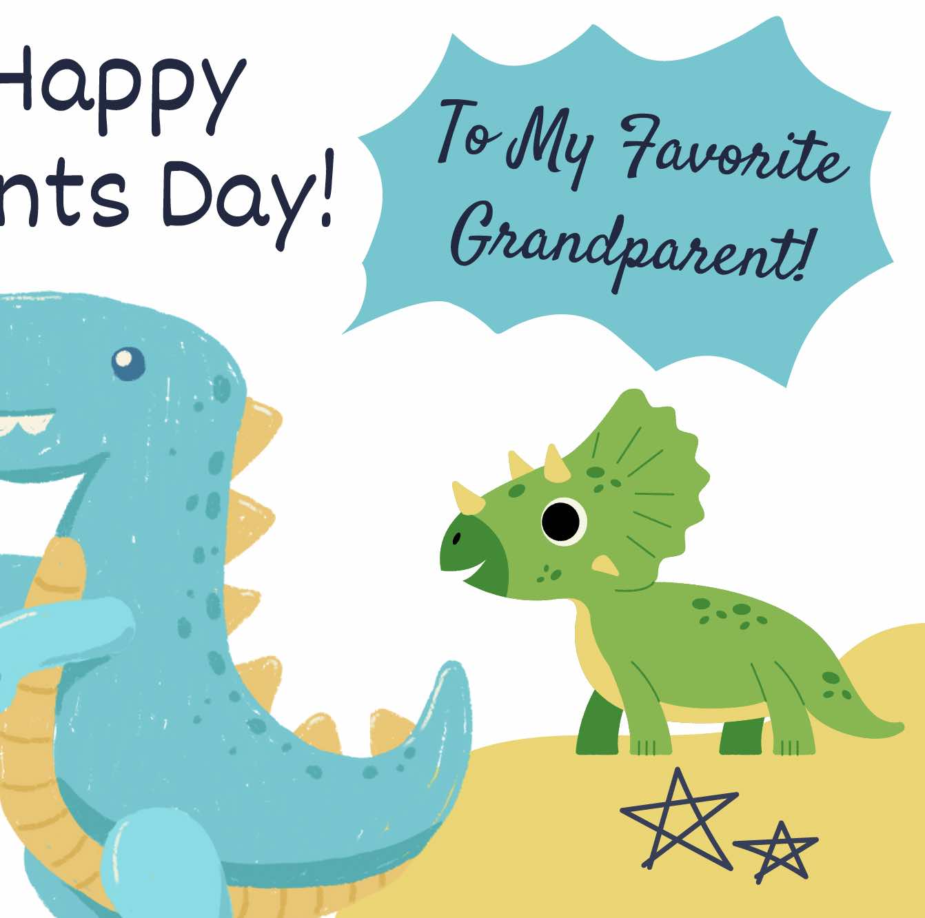 Dino-Mite Grandparents (Grandparents Day E-card) - Make Momentos
